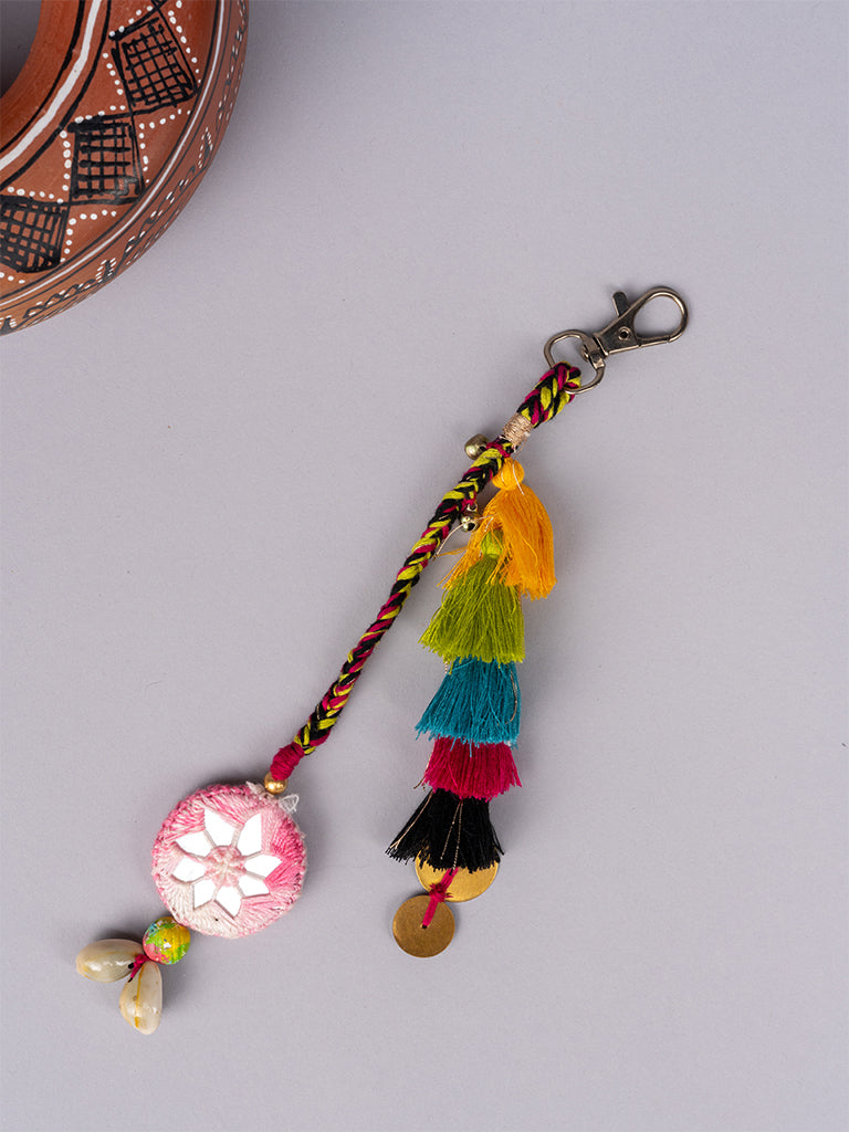 Multi Karodiya Tassels Keychain