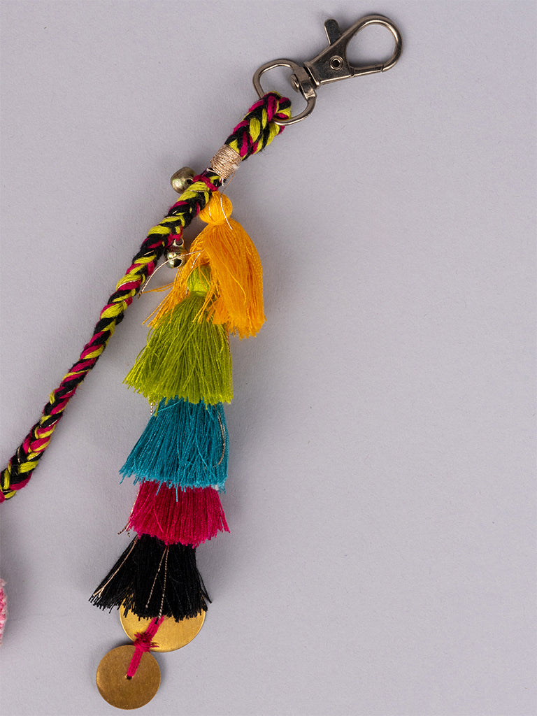 Multi Karodiya Tassels Keychain
