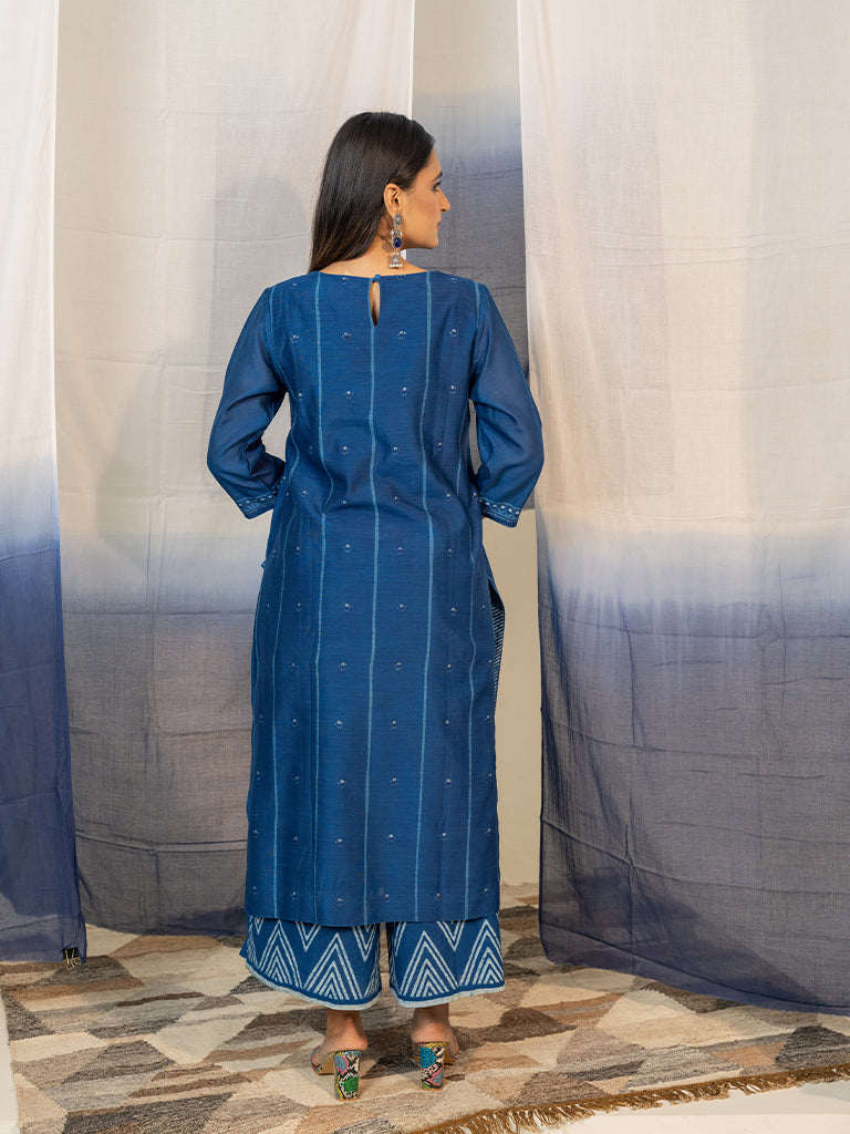 Block Printed Yoke Kurta