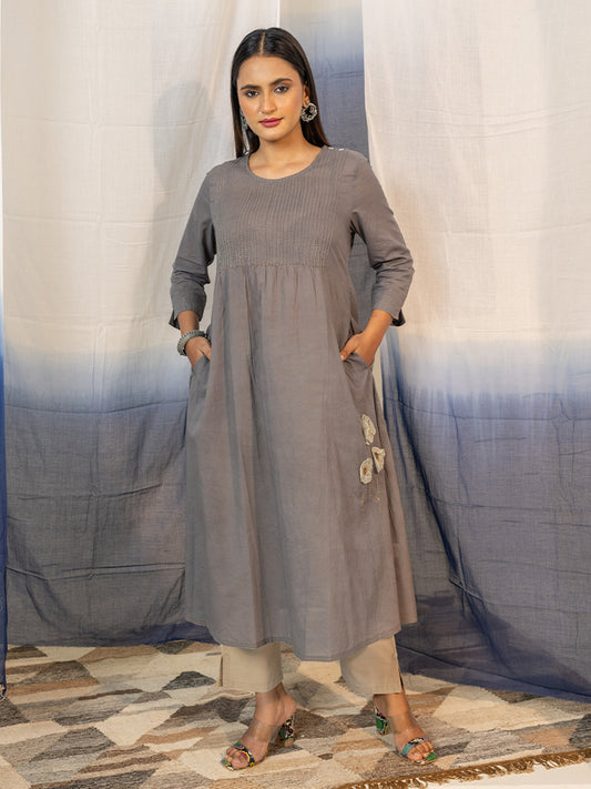 Floral Cotton  Kurta