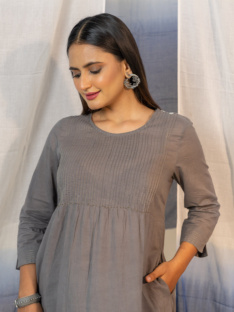 Floral Cotton Kurta