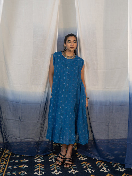 Block Printed Kota Dress