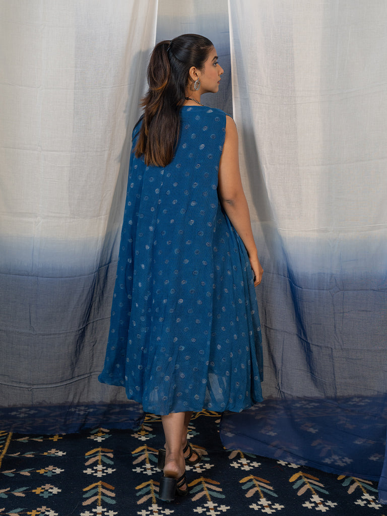 Block Printed Kota Dress