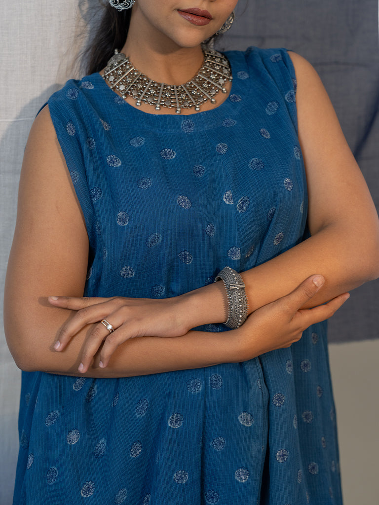 Block Printed Kota Dress