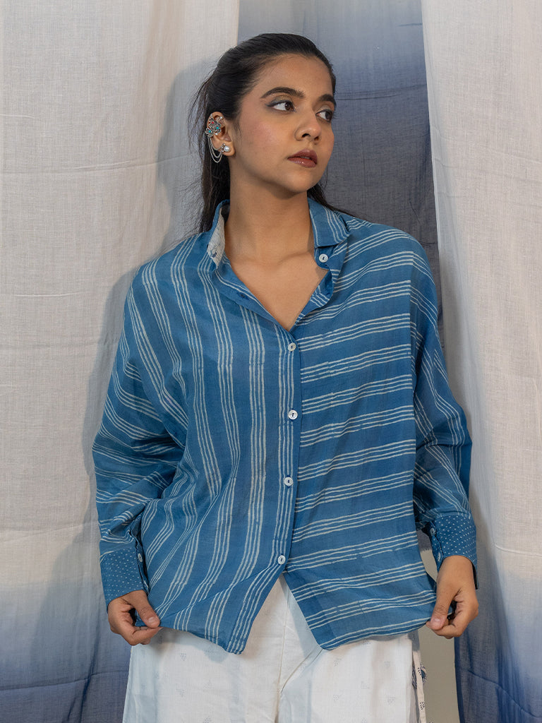 Two- Way Directions Stripes Shirt