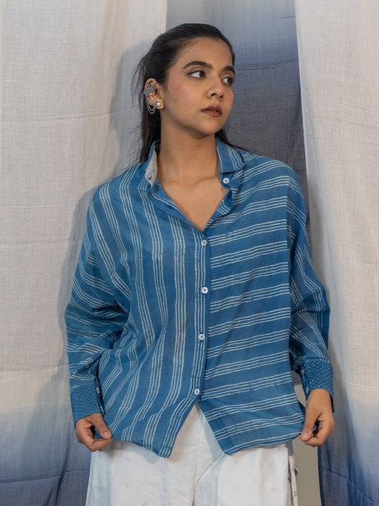 Two- Way Directions Stripes Shirt