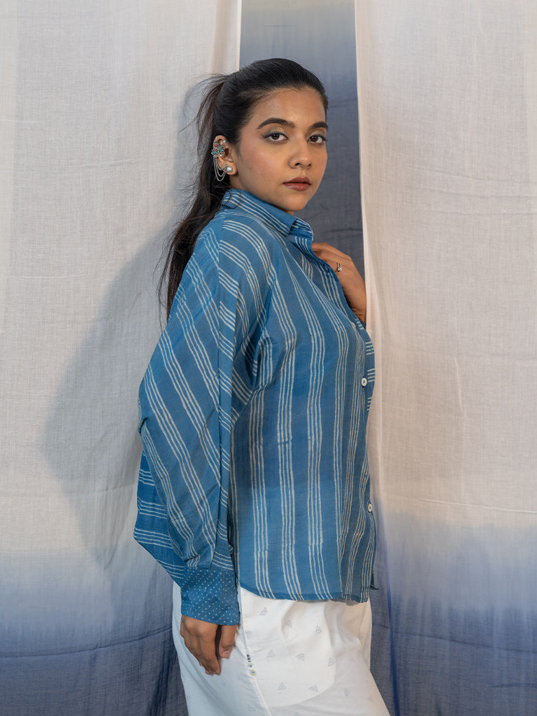 Two- Way Directions Stripes Shirt