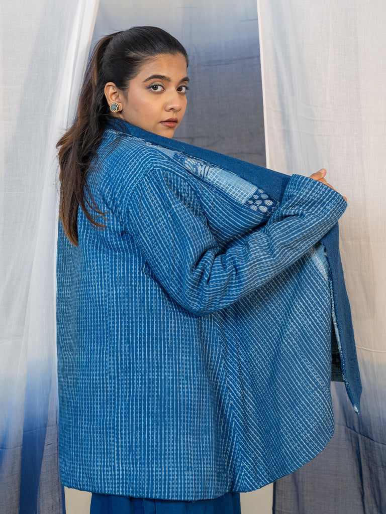 Checkered Patchwork Jacket