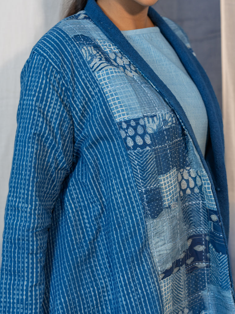 Checkered Patchwork Jacket