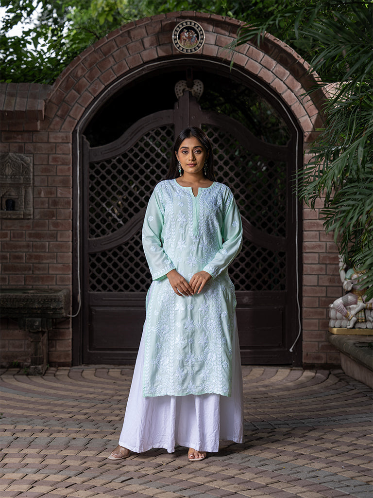 Modal Chikankari Kurta
