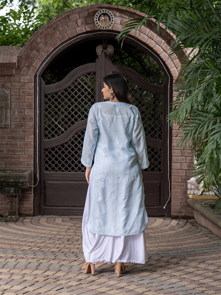 Paisley Chikankari Kurta