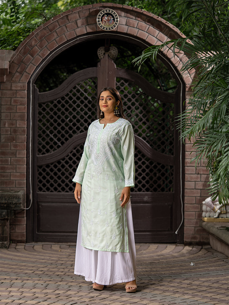 Mint-Green Modal Kurta