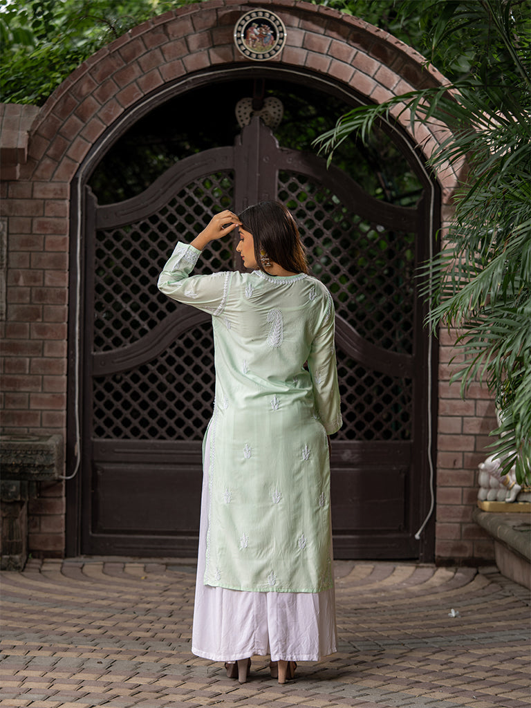 Mint-Green Modal Kurta