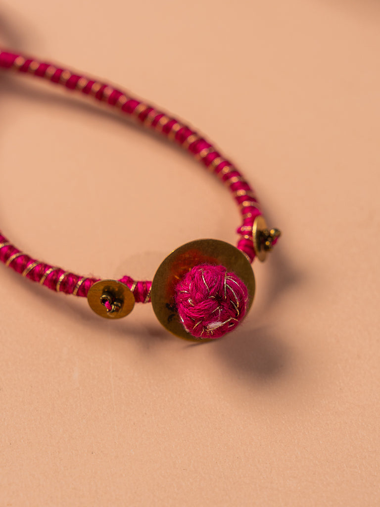 Zardosi Pink Bracelet Lumba
