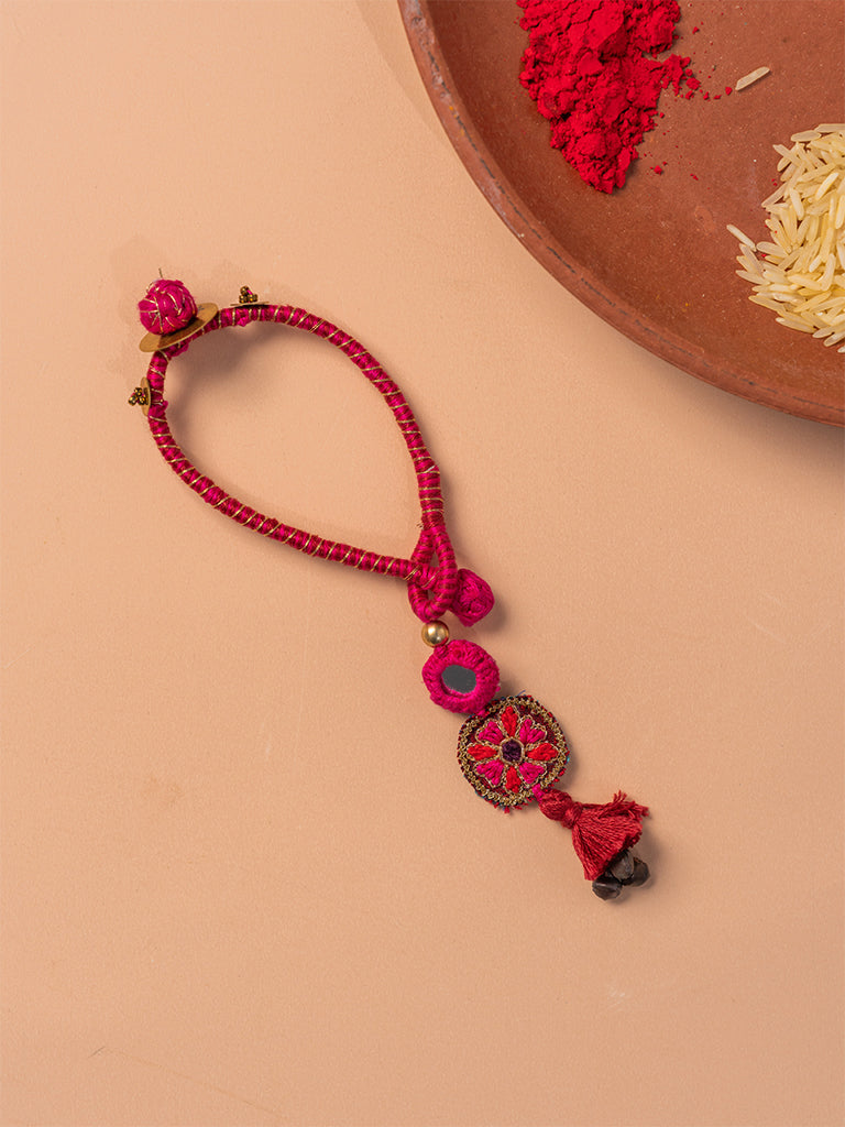 Zardosi Pink Bracelet Lumba