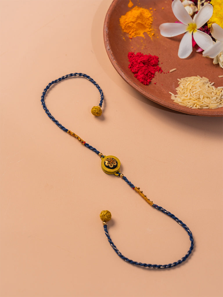 Mdf Brass Tikki Rakhi