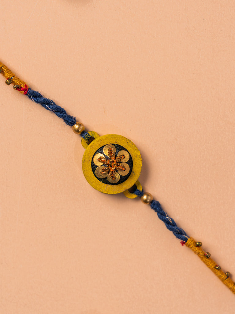 Mdf Brass Tikki Rakhi