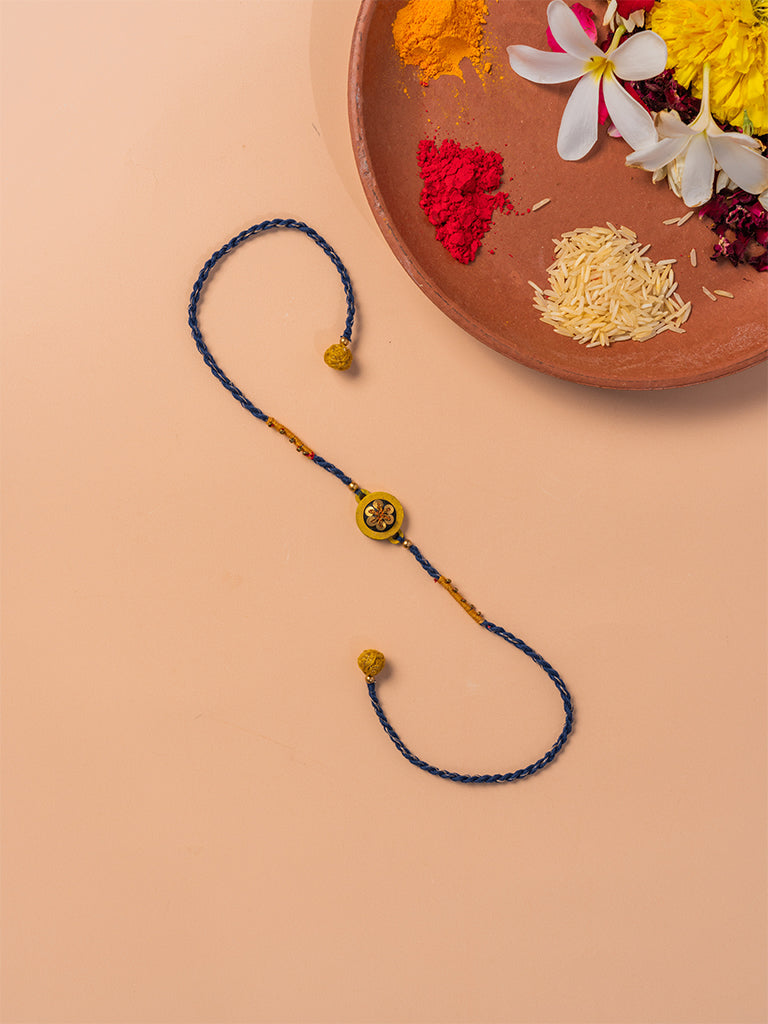 Mdf Brass Tikki Rakhi