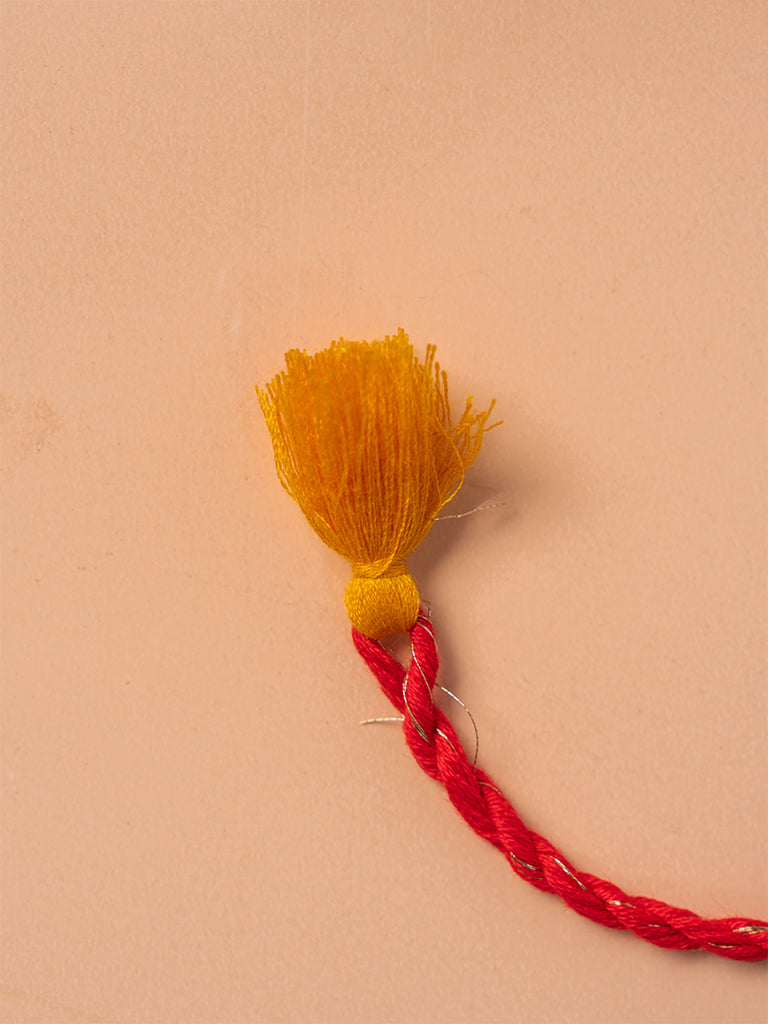 Mandala Red Rakhi