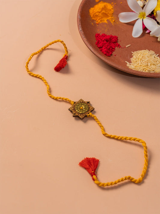 Mandala Wooden Rakhi