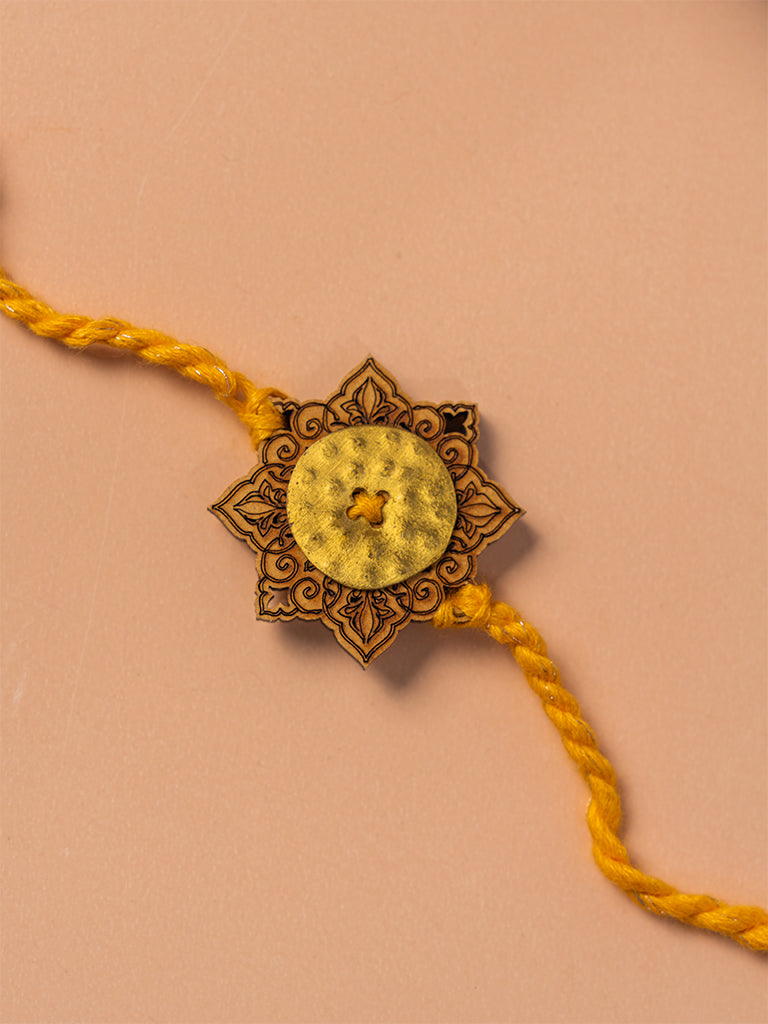 Mandala Wooden Rakhi