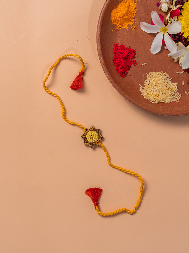 Mandala Wooden Rakhi