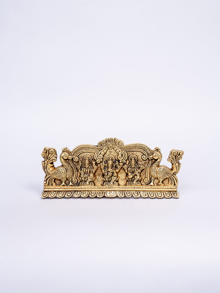 Laxmi Ganesh Sarsvati Plate