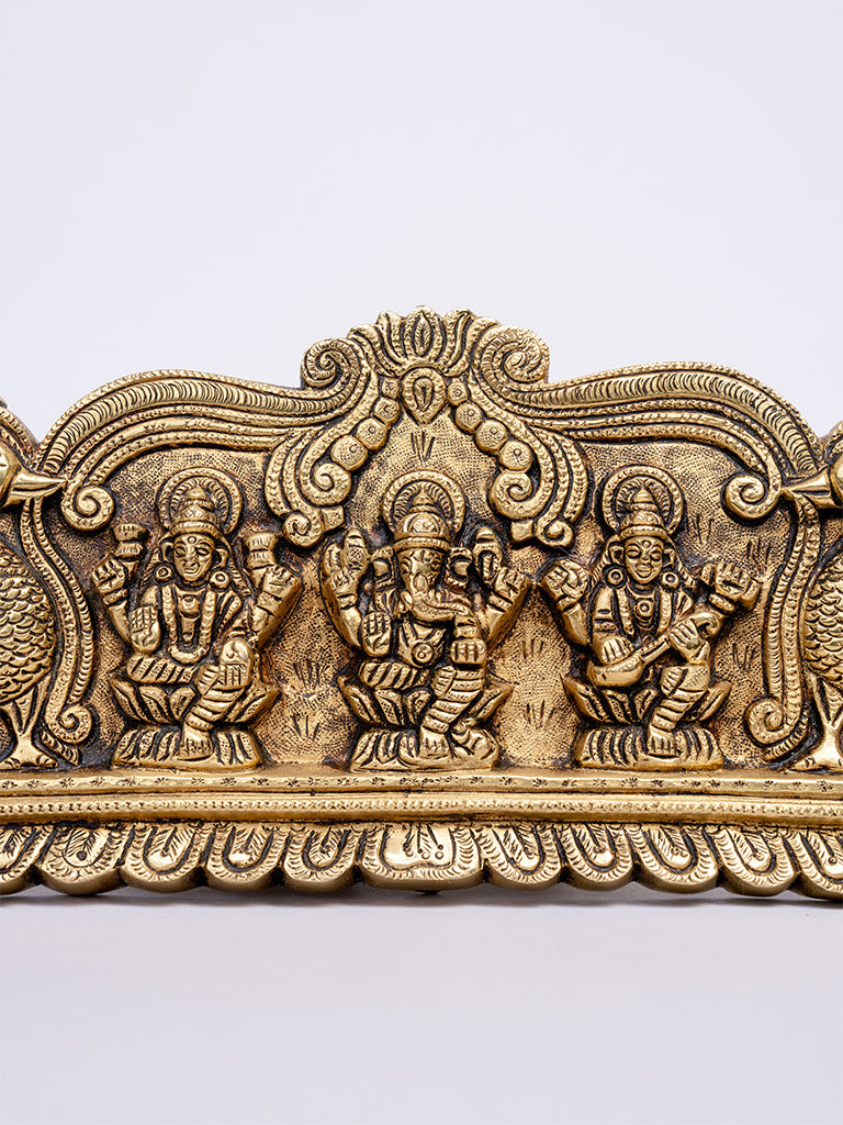 Laxmi Ganesh Sarsvati Plate