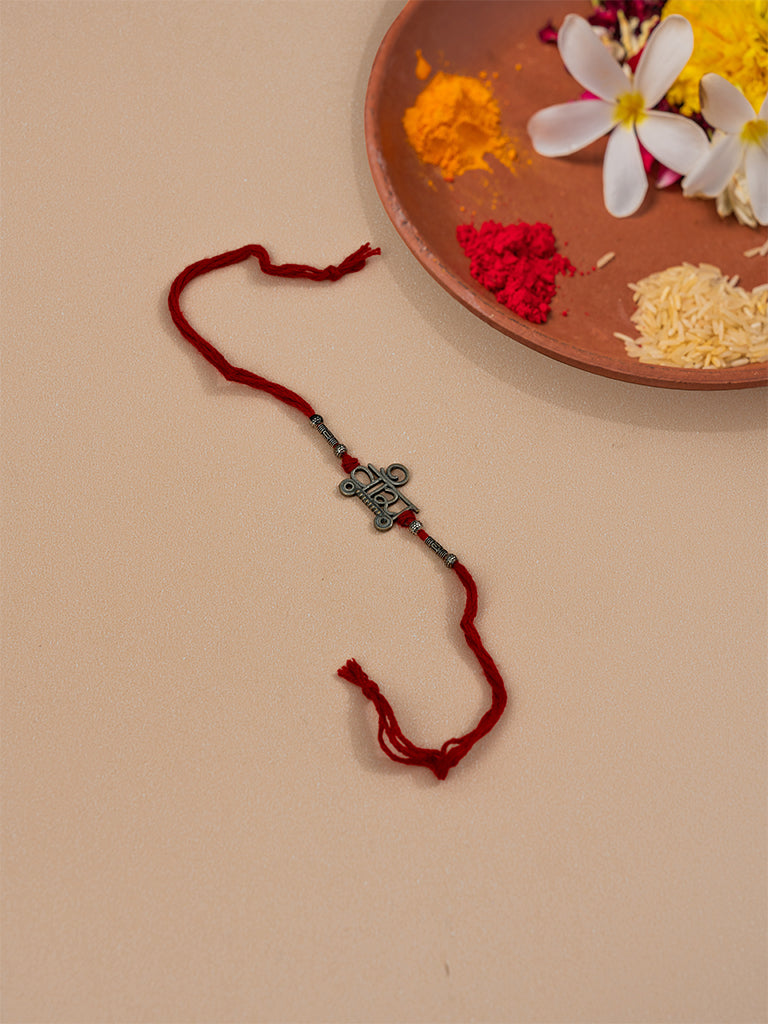 Vira Oxidised Metal Rakhi