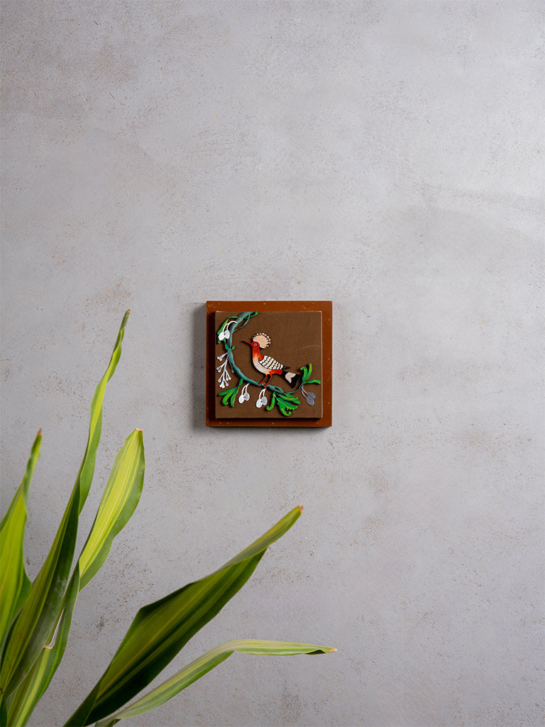Bird With Jamun Wall Frame