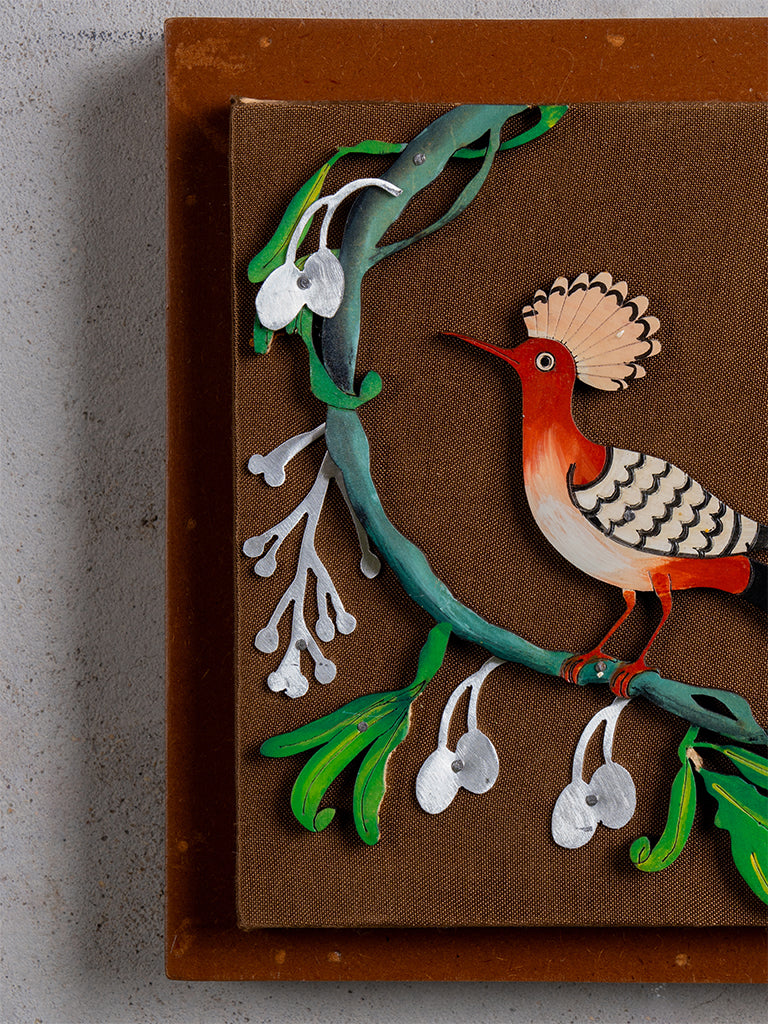 Bird With Jamun Wall Frame