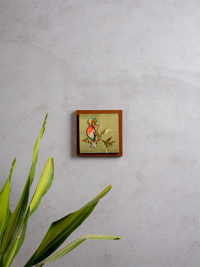 Victorian Parrot Wall Frame