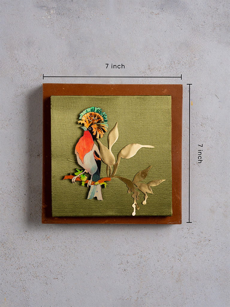 Victorian Parrot Wall Frame