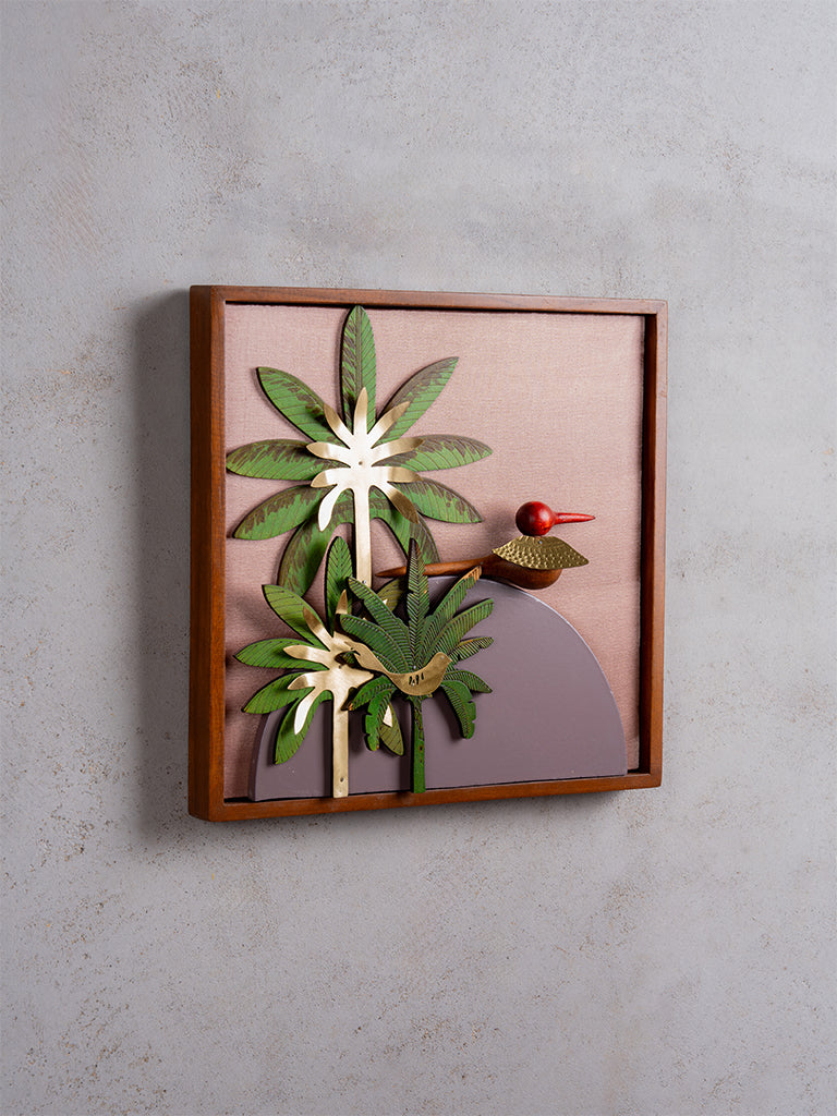 Wooden Bird Wall Frame