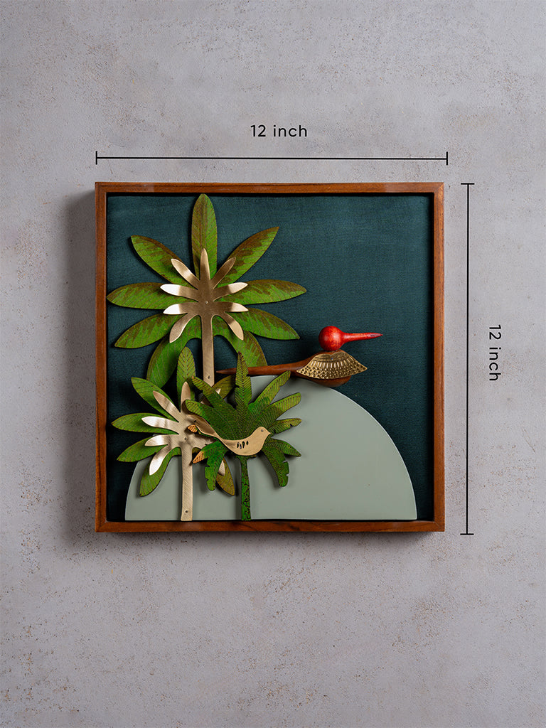 Wooden Bird Wall Frame