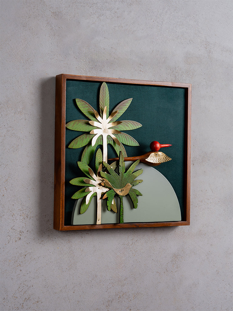 Wooden Bird Wall Frame