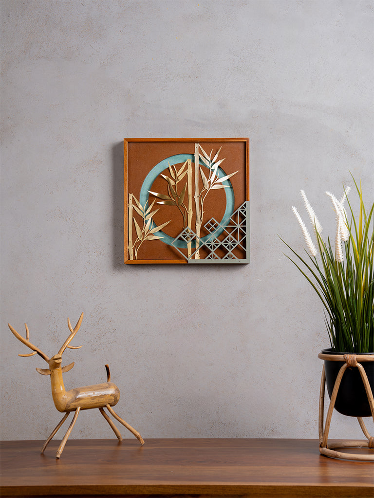 Bamboo Leaf Wall Frame