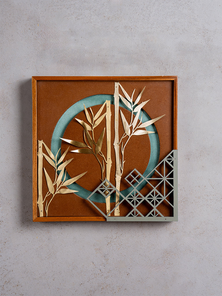 Bamboo Leaf Wall Frame
