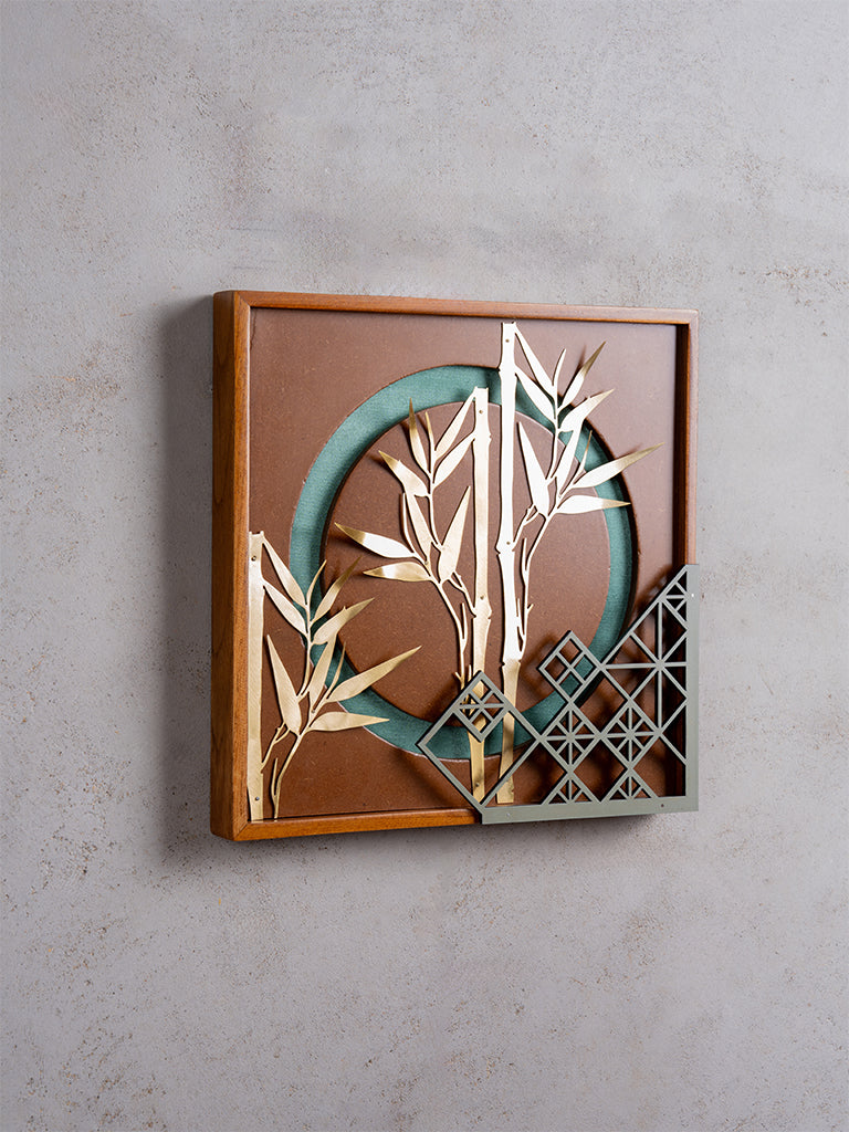 Bamboo Leaf Wall Frame