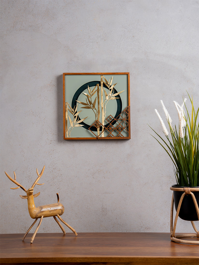 Bamboo Leaf Wall Frame