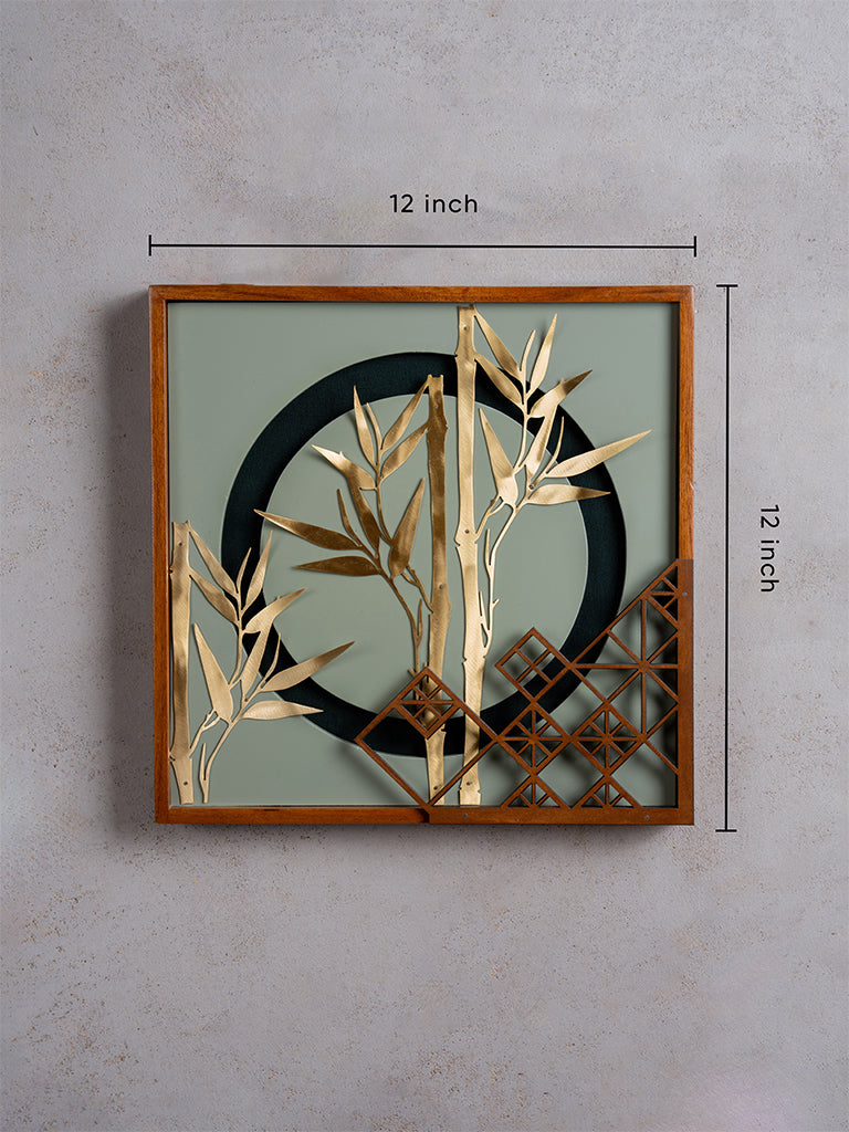 Bamboo Leaf Wall Frame