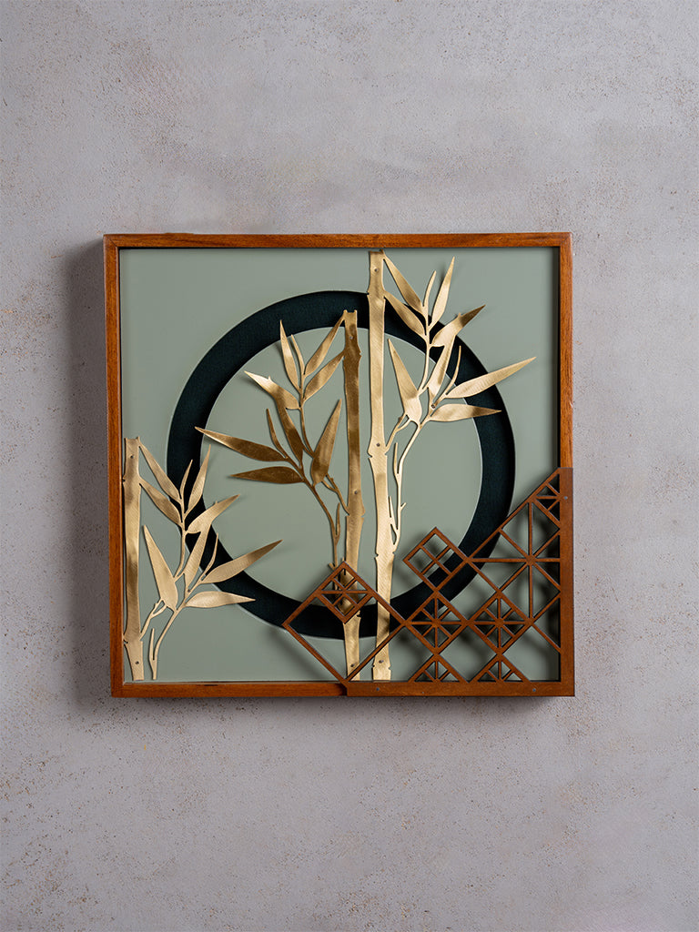 Bamboo Leaf Wall Frame