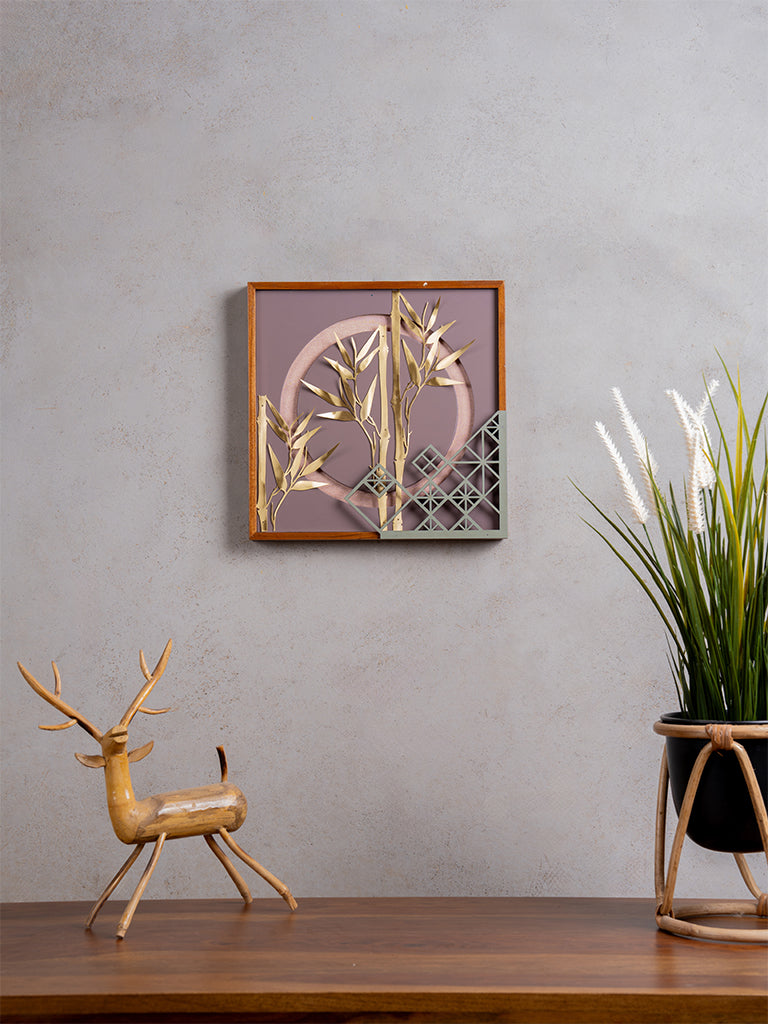 Bamboo Leaf Wall Frame