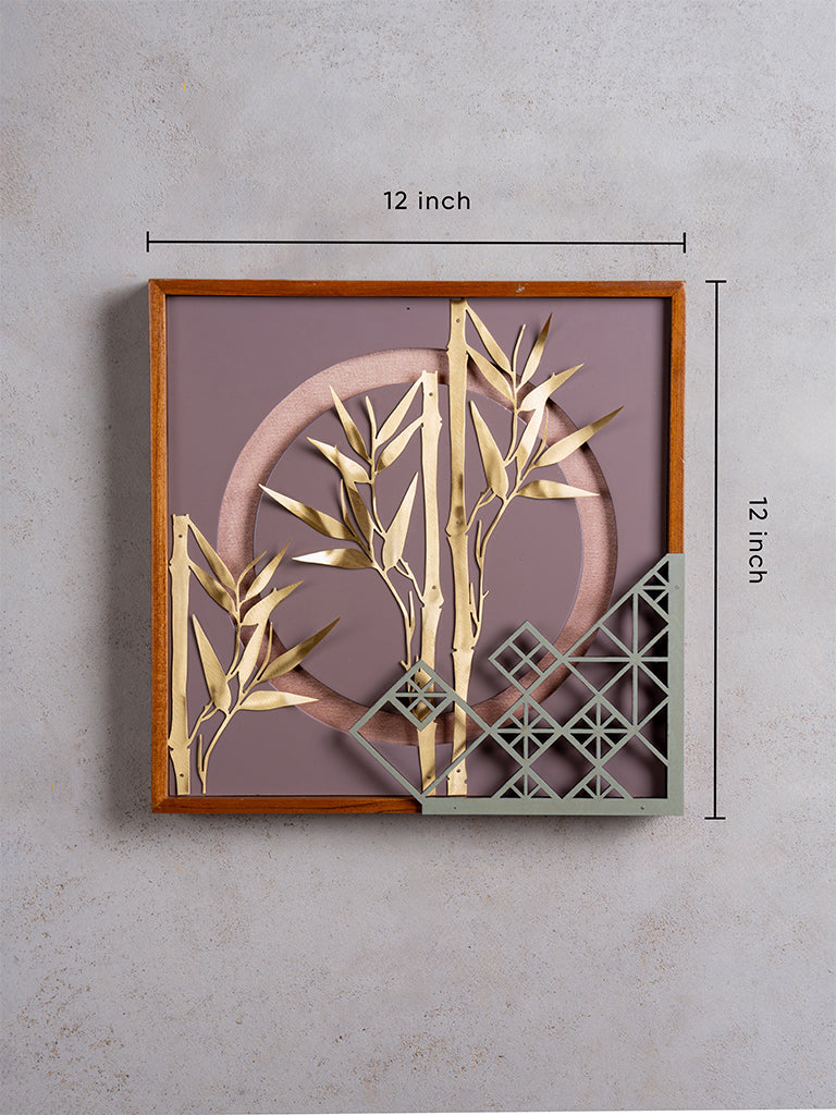 Bamboo Leaf Wall Frame
