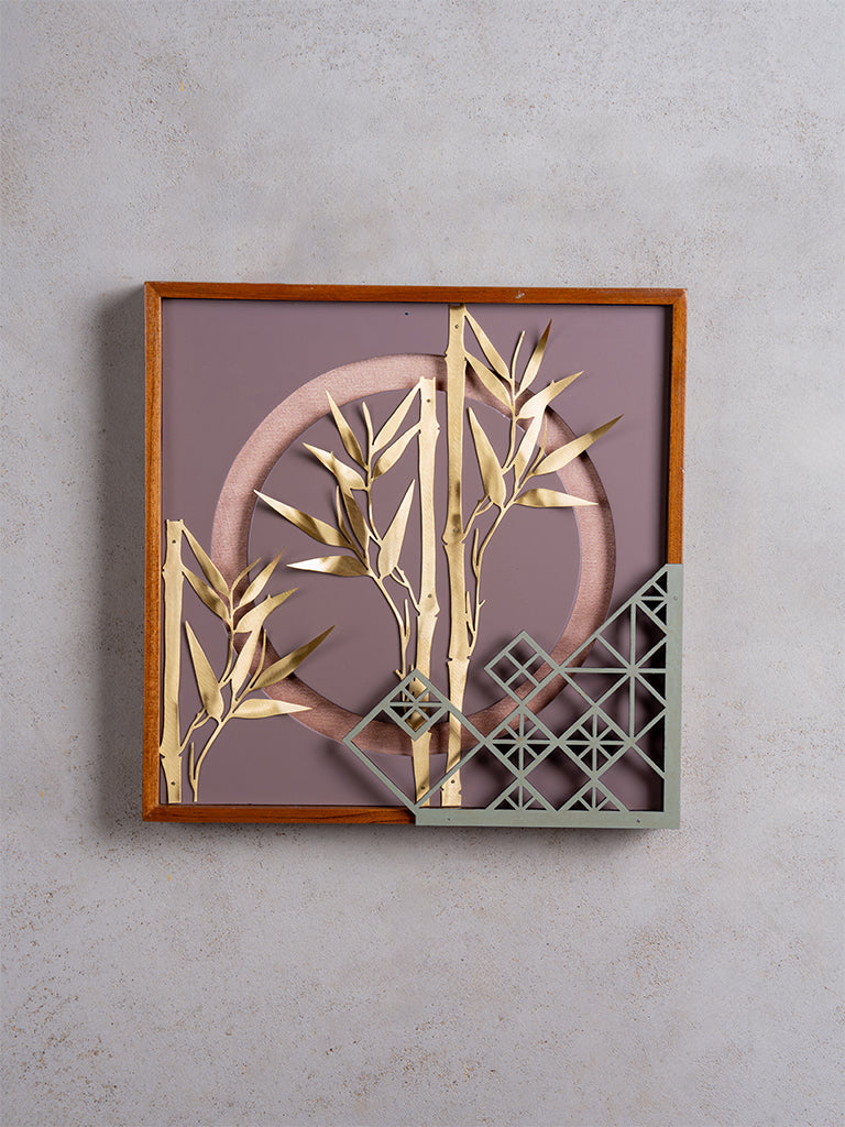 Bamboo Leaf Wall Frame