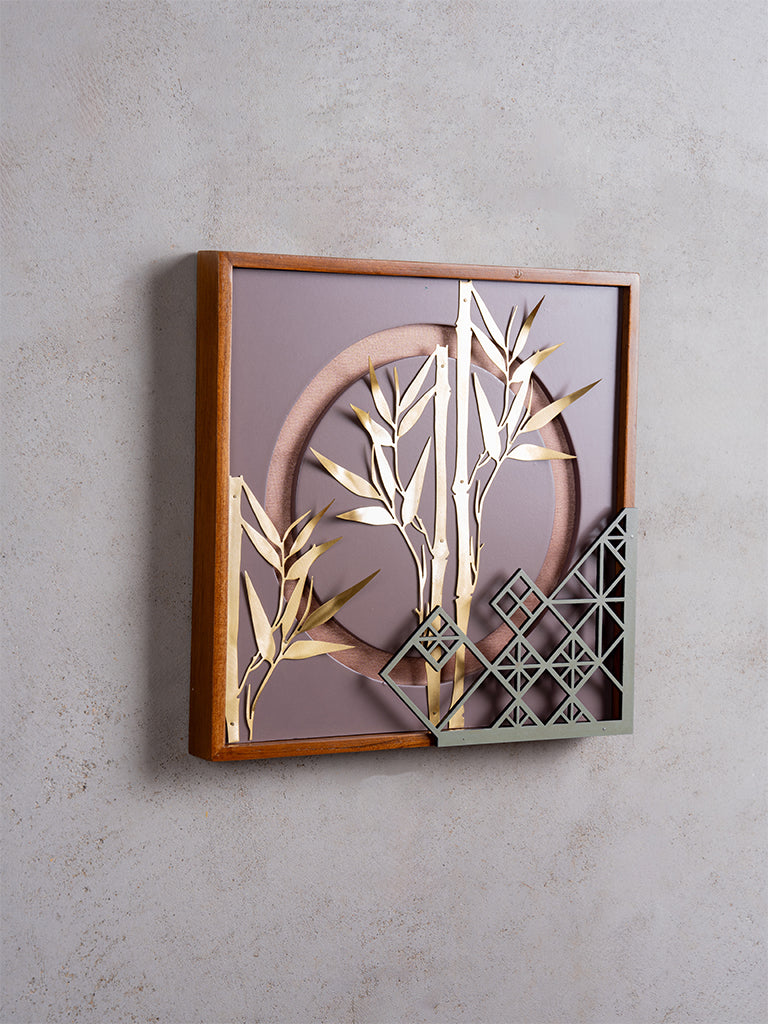 Bamboo Leaf Wall Frame
