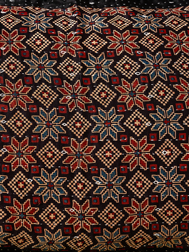 Red Ajarkh Pillow Cover