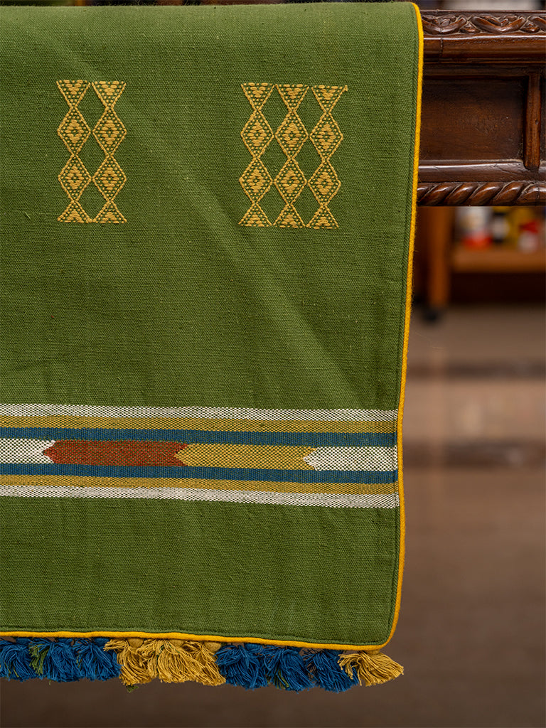 Modern Hanging-tassel Bhujodi Runner