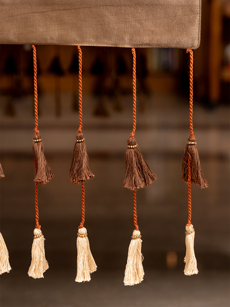 Unique Tassels With Patch Work Runner