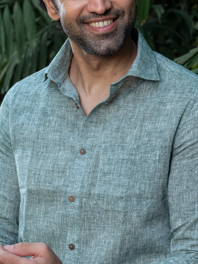 Handwoven Soft Linen Shirt
